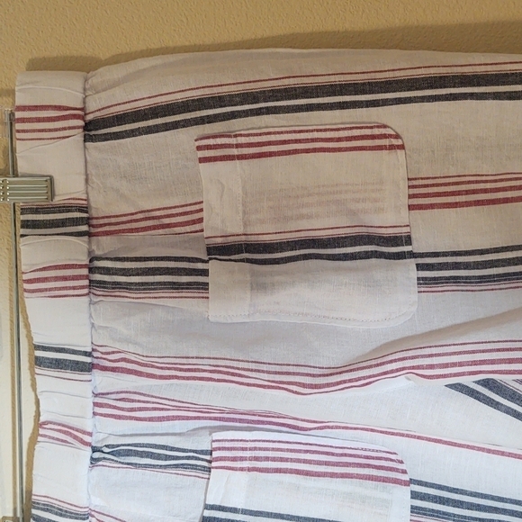 Liz Claiborne Linen White Stripe Pants NWT - Picture 7 of 7